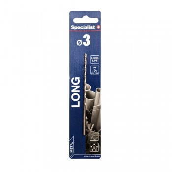 SPECIALIST+ metāla urbis LONG DIN340, 3 x 63 mm
