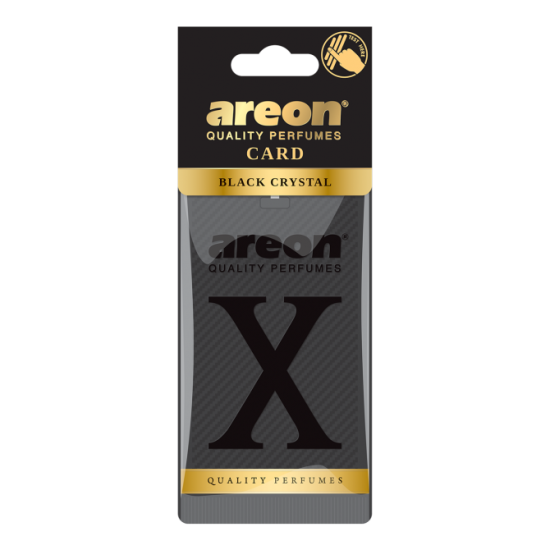 AREON CARD Black Crystal gaisa atsvaidzinātājs