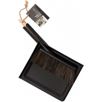 SMART Microfiber Dustpan and brush set Black  Liekšķere ar birsti 1 gab