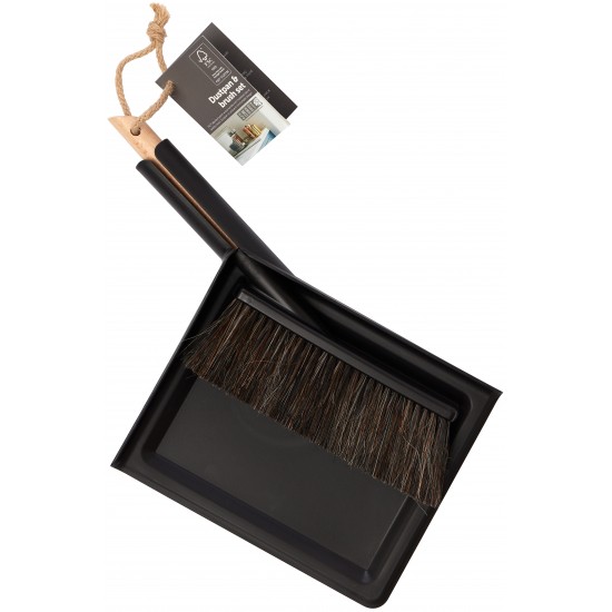 SMART Microfiber Dustpan and brush set Black  Liekšķere ar birsti 1 gab