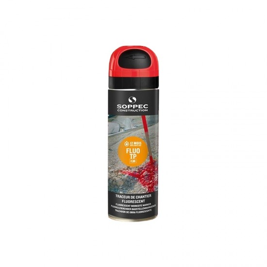 Track Marker Sarkanās marķēšanas krāsas, Soppec 500ml