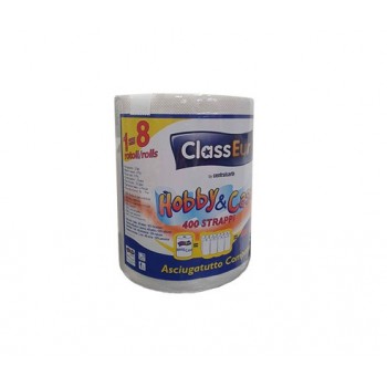 CLASSEUR HOBBY & CASA 400 Papīra dvieļi 1=8 400 loks. 1 rullis