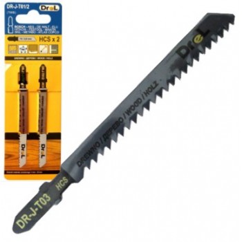 Figūrzāģis Drel T111C kokam 2 gab.