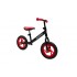 Bērnu līdzsvara velosipēds 12" "RUNNER", melns/sarkans