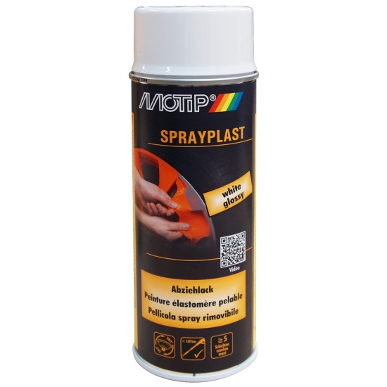 MOTIP spray plast aerosols, balta 400ml