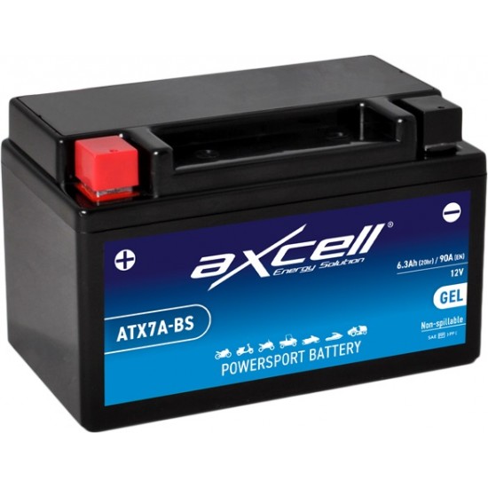 AXCELL GEL 6Ah 90A +/- 12V akumuliatorius 150x87x93mm