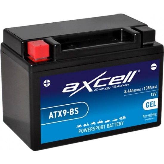 AXCELL GEL 8Ah 135A +/- 12V 150x87x105mm