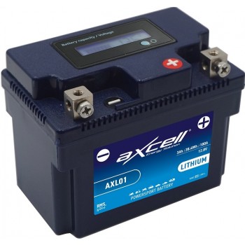 AXCELL LITHIUM 3Ah 180A -/+ 12.8V akumuliatorius 114x70x86mm