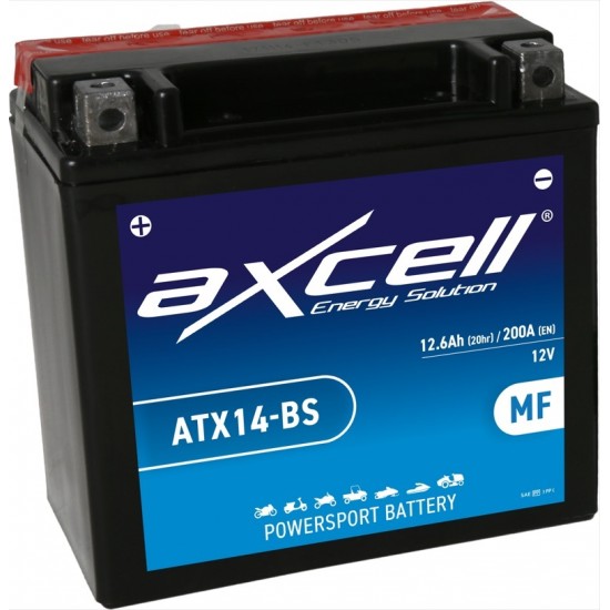 AXCELL MF 12Ah 200A +/- 12V akumuliatorius 150x87x145mm