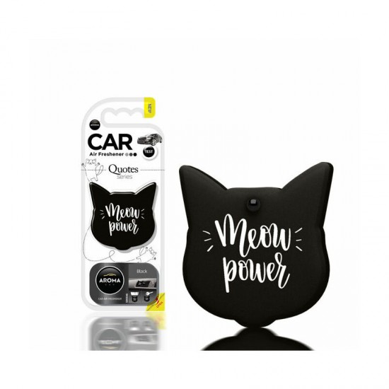 Aroma Car gaisa atsv. Quotes Cat Blac