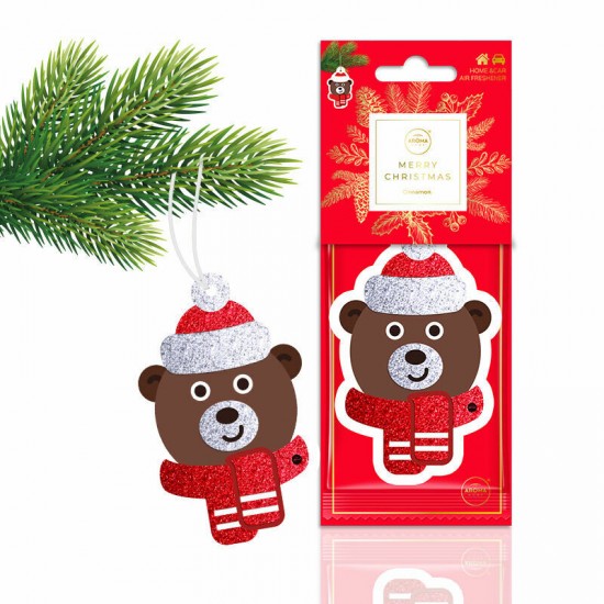 Aroma Car gaisa atsv. Xmass Bear Cinnamon