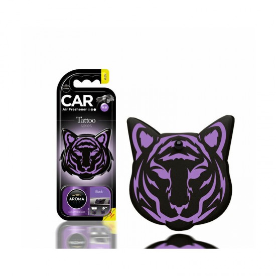 Aroma Car gaisa atsv. Tatoo Cat Black