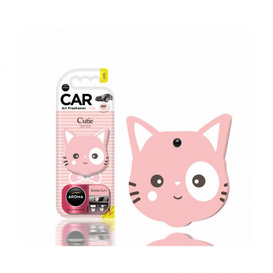 Aroma Car gaisa atsv. Cutie Cat Bubble Gum