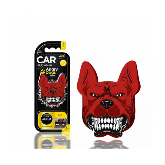 Aroma Car gaisa atsv. Angry Dog Black