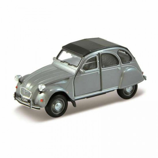 Modelīši - Citroen 2CV ar atbīdāmu jumtu, 1:43, Welly