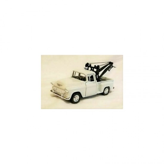 Modelīši CHEVY Stepside Tow Truck, balts, 1955, 1:34, Welly