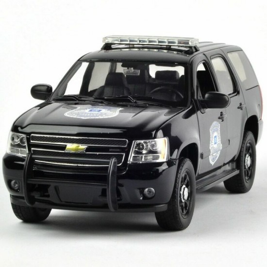 Modelīši CHEVROLET Tahoe Police, 2008, melns, 1:34