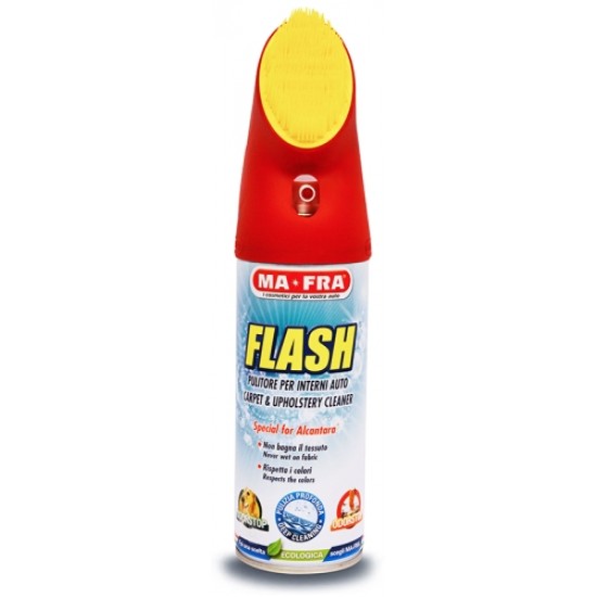 FLASH aerosols ar birsti audumu tīrīšanai 400ml