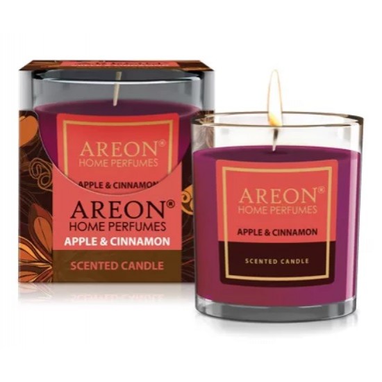 Areon Scented Candle Apple&Cinnamon aromātiskā svece