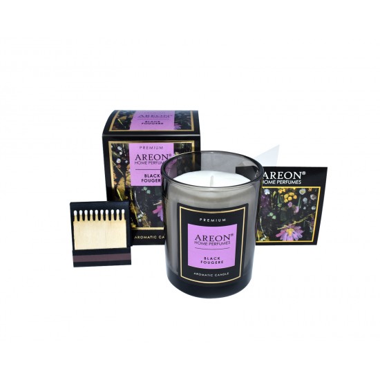 Areon Scented Candle Black Fougere aromātiskā svece