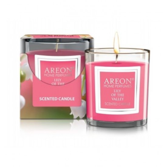 Areon Scented Candle Lily of the Valley aromātiskā svece