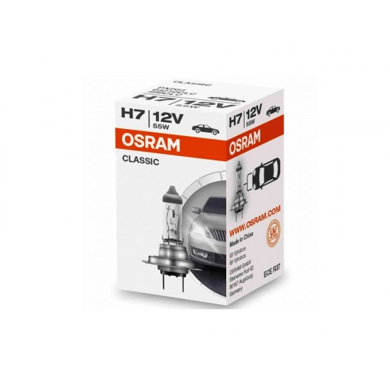 H7 55W 12V STANDARTLAMPA OSRAM,CLASSIC 1GB.