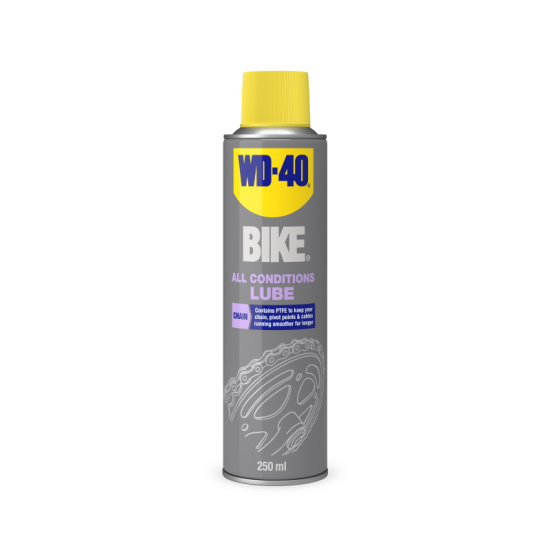 WD-40 Bike All Conditions Lube velosipēdu eļļotājs, 250ml