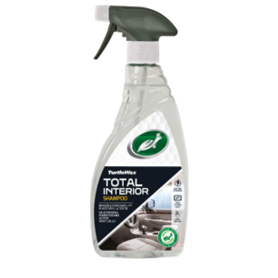 TURTLE WAX Total Interior Shampoo tīrīšanas līdzeklis mīkstajiem pārklājumiem, 500ml