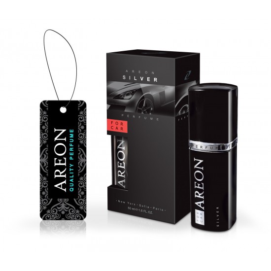 AREON auto gaisa atsvaidzinātājs PERFUME 50ml Silver