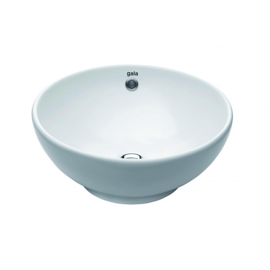 Izlietne Bowl, d=410 mm, uz virsmas, balta