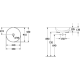 Izlietne Artis, d=430 mm, uz virsmas, balta