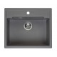 Virtuves izlietne Amsterdam 54 Tapwing, viena bļoda, 600x510 mm, grey silvery