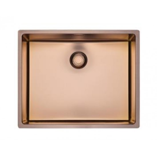 Virtuves izlietne New York Comfort 50x40 (L), viena bļoda, 540x440 mm, copper rose