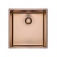 Virtuves izlietne New York Comfort 40x40 (L), viena bļoda, 440x440 mm, copper rose