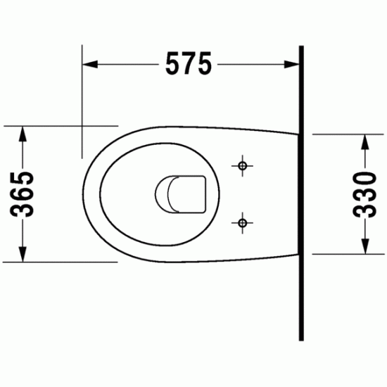 Pods Architec, stiprināms pie sienas, 365x575 mm, Durafix, balts