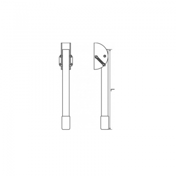 Fiksators vērtnei, atvāžams 220mm