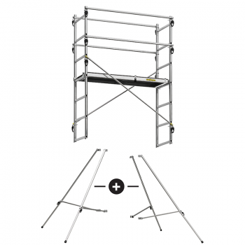 Papildinājums priekš torņa QUAD UP EVOLUTION darba augstumam 6.7m H darba / working 6.7m