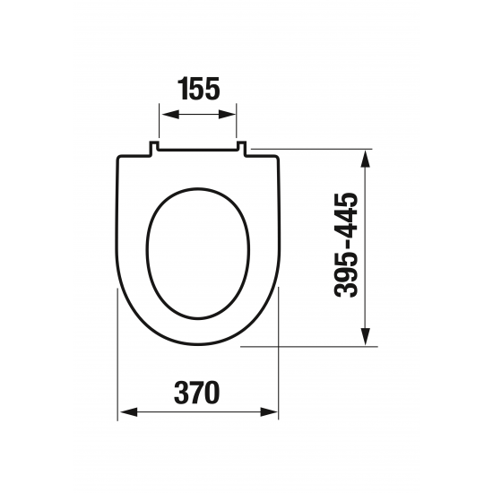 Poda sēdriņķis ar vāku Tigo/Lyra Plus Rimless, SC, balts