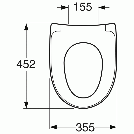 Poda sēdriņkis ar vāku Nautic, cietais, QR/SC, balts