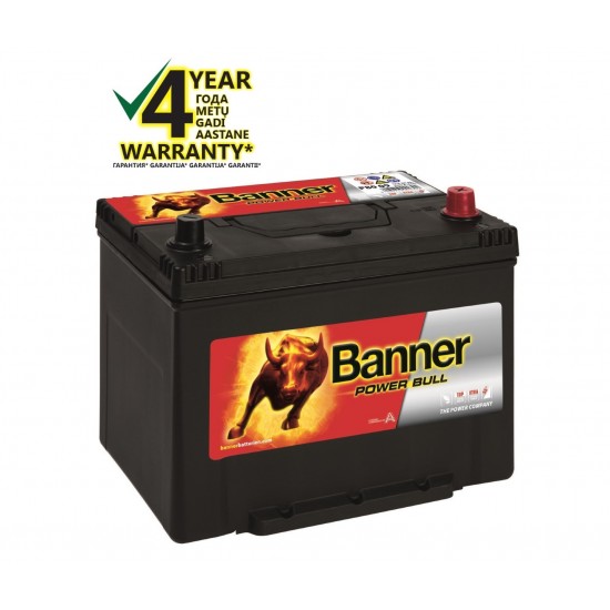 BANNER Power Bull Ca/Ca akumulators, 12V, 80Ah, 640En