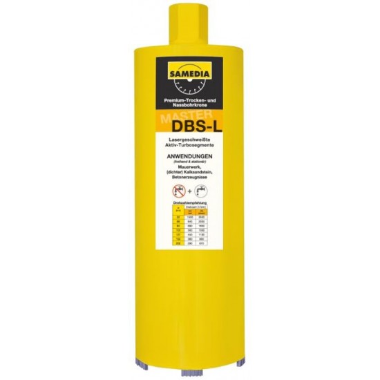 Urbšanas kroņurbis SAMEDIA DBS-L 52x350