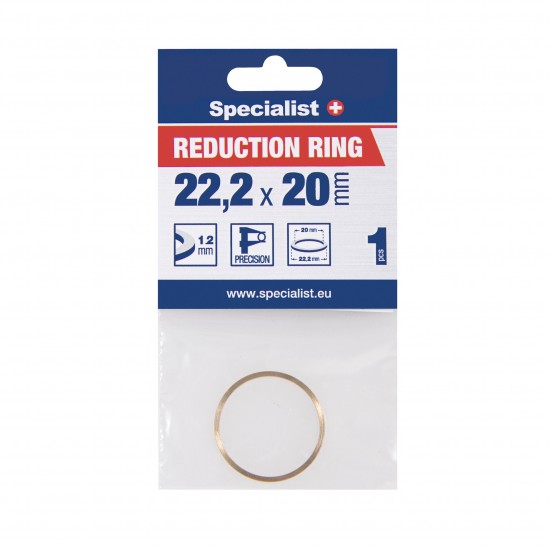 SPECIALIST+ redukcijas gredzens, PRO, 22,2 x 20 x 2 mm