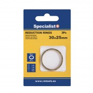 SPECIALIST+ redukcijas gredzens, 30 x 25 x 1.2/1.4/2 mm, 3 gab.