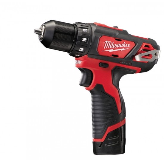 Milwaukee M12 BDD-202C skrūvgriezis/urbjmašīna; 12V 2x2,0Ah