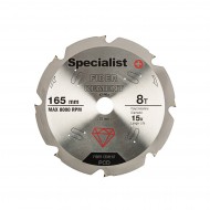 SPECIALIST+ griešanas disks šķiedru cementam, 8T 165 x 20 mm