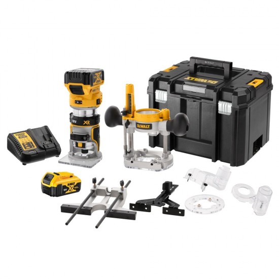 DeWALT DCW604P2 bezvadu frēzmašīna