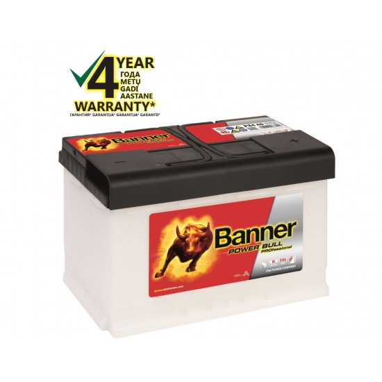 BANNER POWER BULL PRO Ca/Ca akum. 12V, 84Ah, 720En 315x175x190