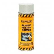 Pildošā grunts krasā plastmasai aerosolā, gaiši pelēka 400ml