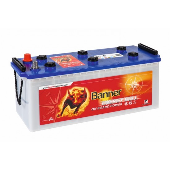 BANNER ENERGY BULL akum. 12V, 130Ah 514x189x195/220mm