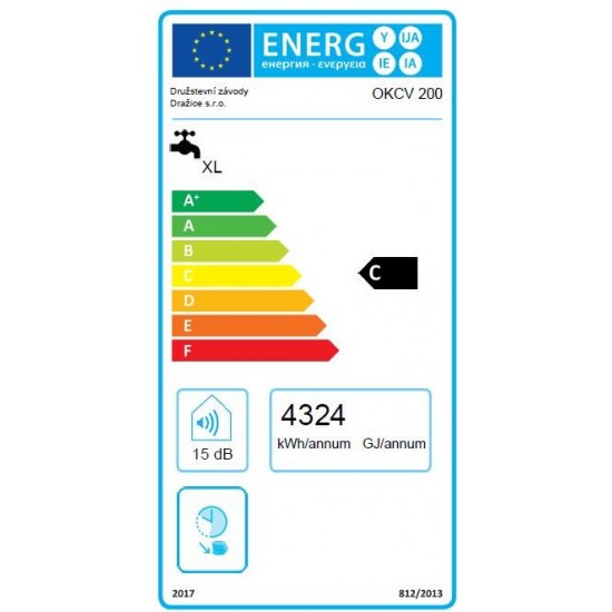 Ūd.sild. OKCV-200L kombinēts horiz. 2,2kW 11kW